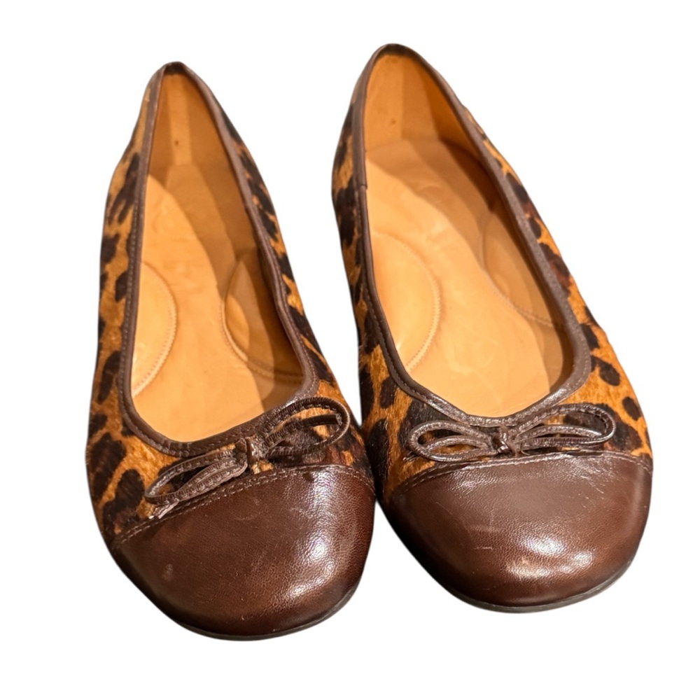 Nurture by Lamaze Leopard Flats with Dark Brown Accents size 8.5